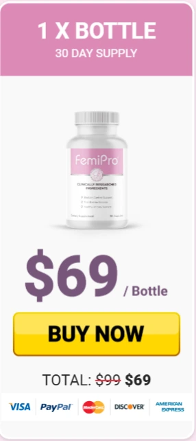 1 Bottle FemiPro $69