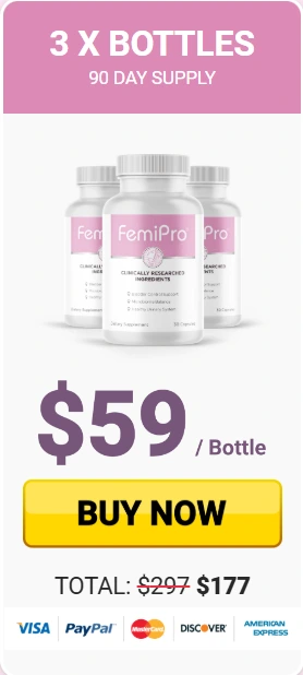 3X Bottles FemiPro $59/Botlle